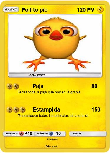 Pokemon Pollito pio
