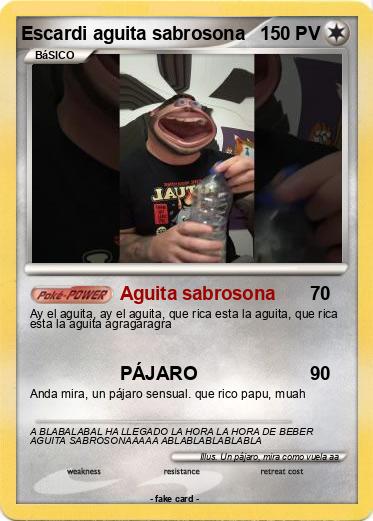 Pokemon Escardi aguita sabrosona