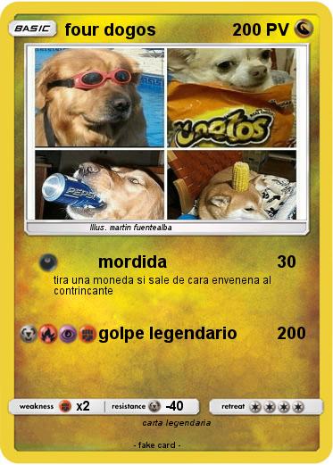 Pokemon four dogos