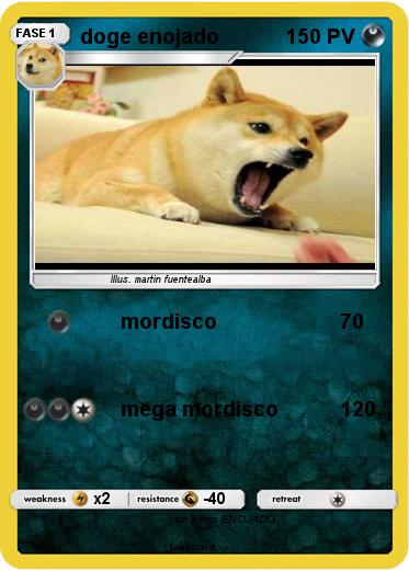 Pokemon doge enojado