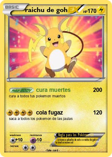 Pokemon raichu de goh