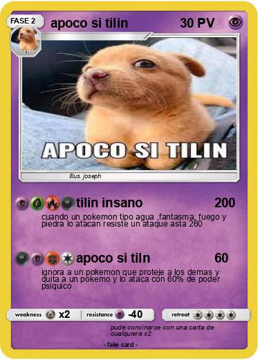 Pokemon apoco si tilin