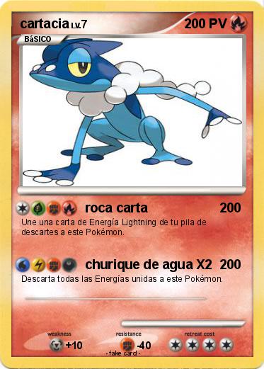 Pokemon cartacia