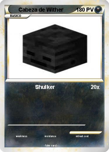 Pokemon Cabeza de Wither