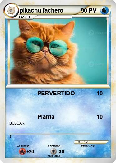 Pokemon pikachu fachero