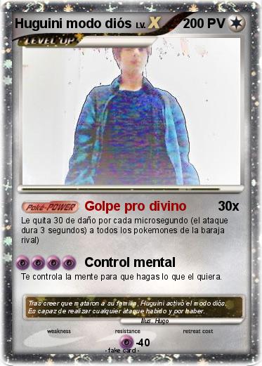 Pokemon Huguini modo diós