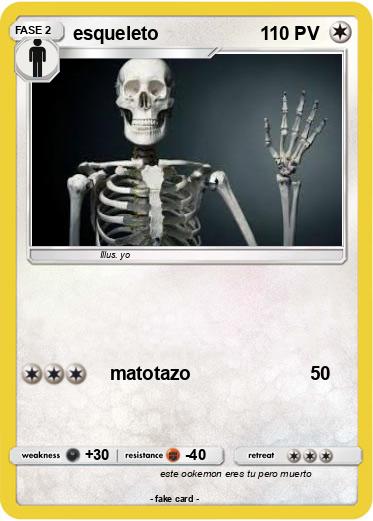 Pokemon esqueleto
