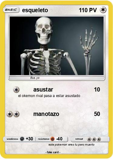 Pokemon esqueleto