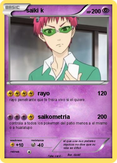 Pokemon saiki k