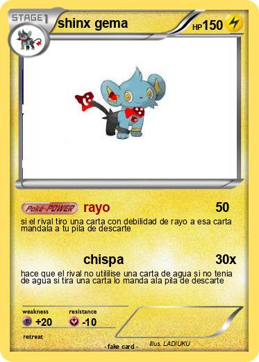 Pokemon shinx gema