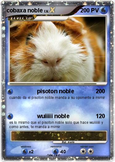 Pokemon cobaxa noble