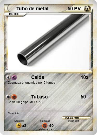 Pokemon Tubo de metal