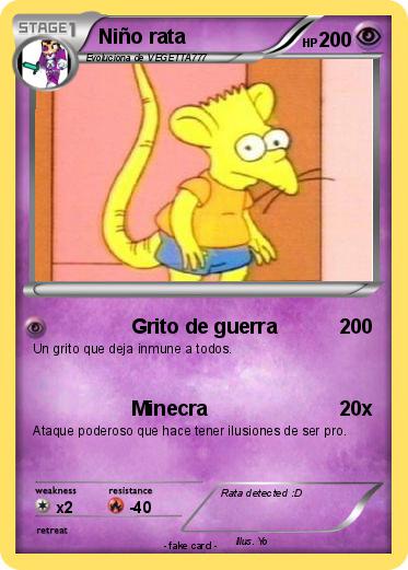 Pokemon Niño rata