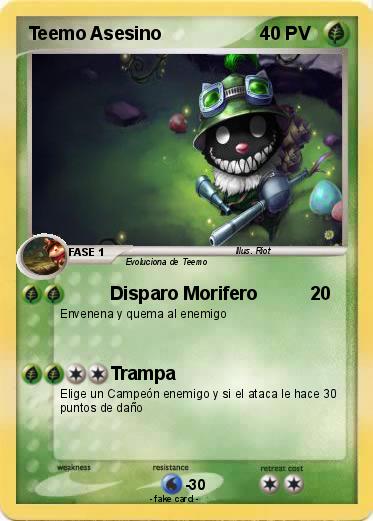 Pokemon Teemo Asesino