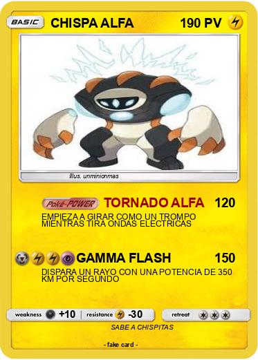 Pokemon CHISPA ALFA