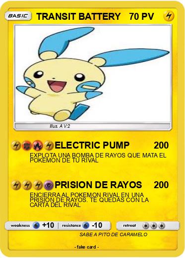 Pokemon TRANSIT BATTERY Pokemon TRANSIT BATTERY