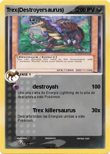 Pokemon Trex(Destroyersaurus)