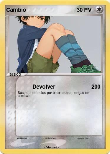 Pokemon Cambio
