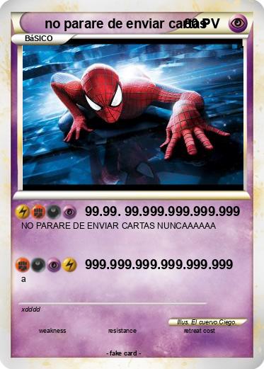 Pokemon no parare de enviar cartas