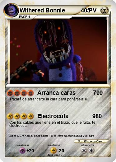 Pokemon Withered Bonnie              5