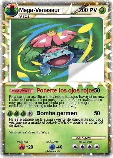 Pokemon Mega-Venasaur