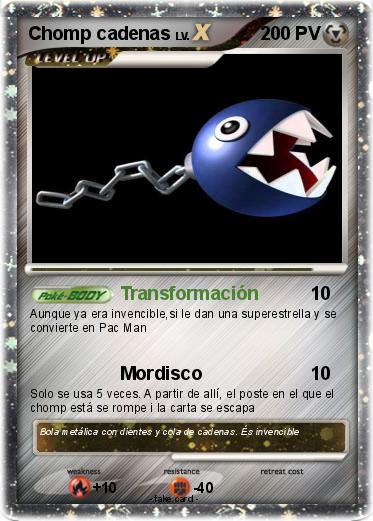 Pokemon Chomp cadenas