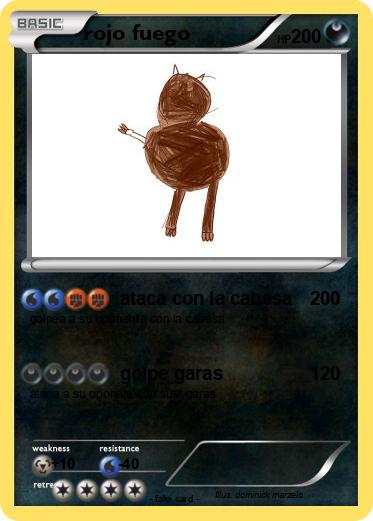 Pokemon rojo fuego