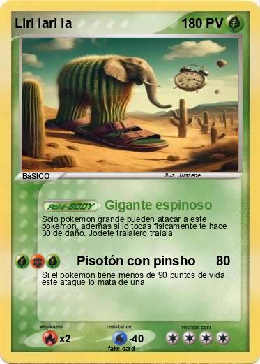 Pokemon Liri lari la