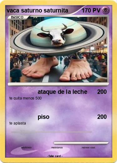 Pokemon vaca saturno saturnita