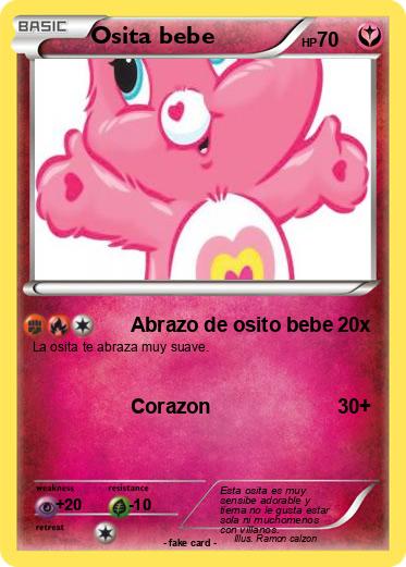 Pokemon Osita bebe