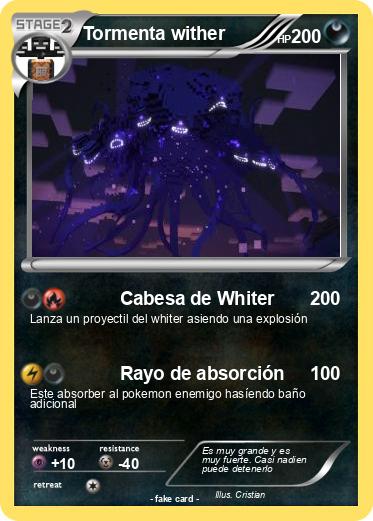Pokemon Tormenta wither