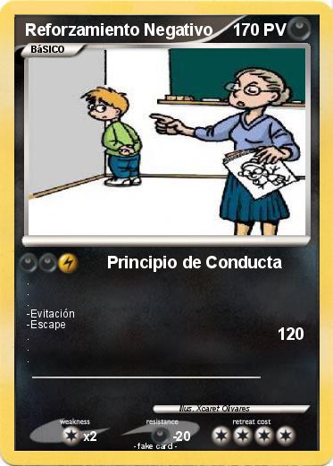 Pokemon Reforzamiento Negativo