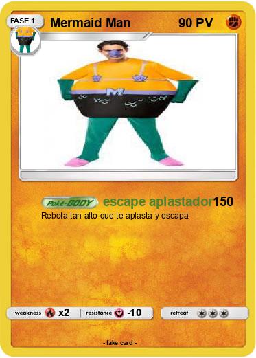 Pokemon Mermaid Man