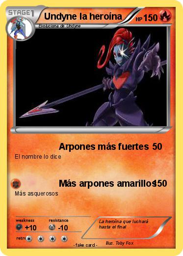 Pokemon Undyne la heroína