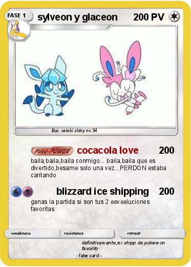 Pokemon sylveon y glaceon