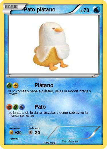 Pokemon Pato plátano