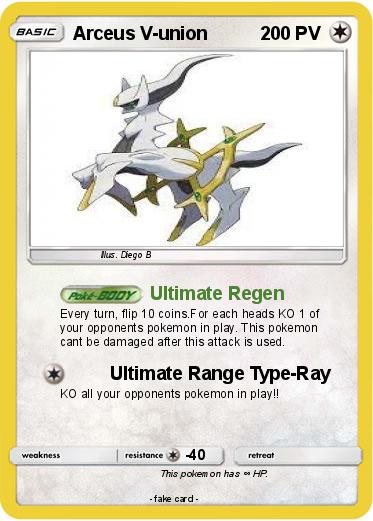 Pokemon Arceus V-union