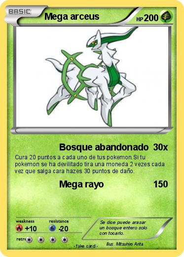 Pokemon Mega arceus
