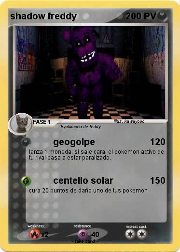 Pokemon shadow freddy