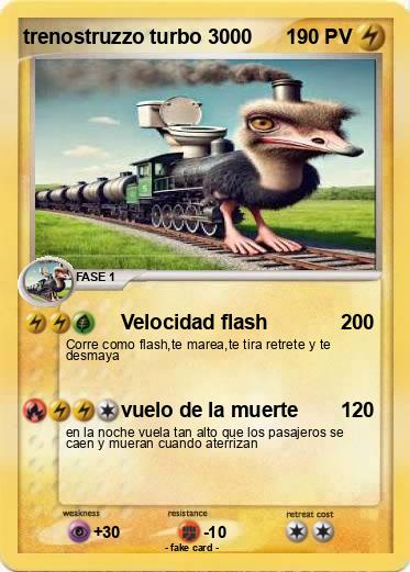 Pokemon trenostruzzo turbo 3000
