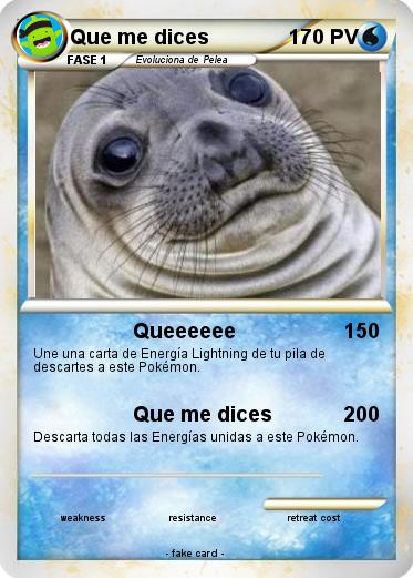 Pokemon Que me dices