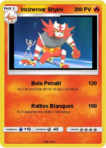 Pokemon Incineroar Shyini