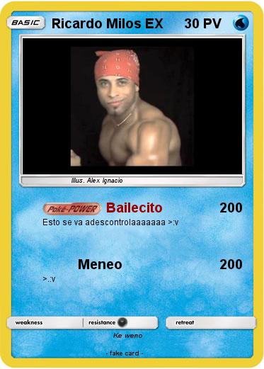 Pokemon Ricardo Milos EX