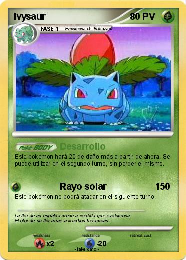 Pokemon Ivysaur