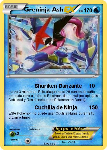 Pokemon Greninja Ash