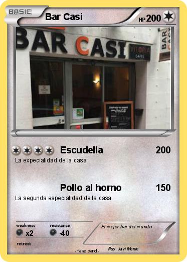 Pokemon Bar Casi