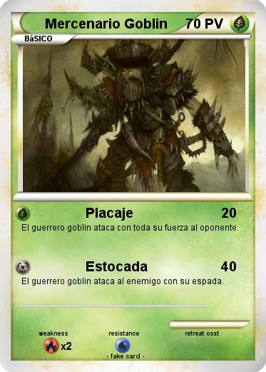 Pokemon Mercenario Goblin
