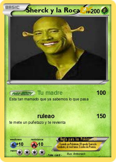 Pokemon Sherck y la Roca