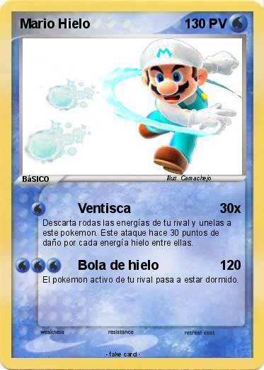 Pokemon Mario Hielo