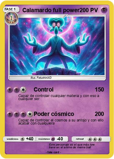 Pokemon Calamardo full power